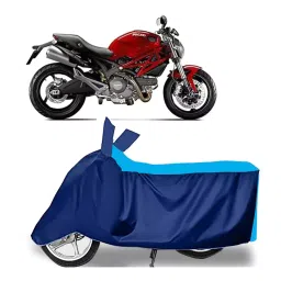 Auto Pearl Two Wheeler Cover for Ducati Monster 796 S2R - Cyan, Blue-picture-41