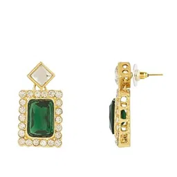 I Jewels Gold-Plated Kundan-Studded JewellerySet image 4