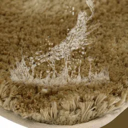 OBSESSIONS Beige 2400 GSM Bath Rugs image 5