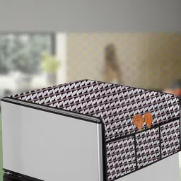 The Furnishing Tree Grey Plastic Refrigerator Cover-picture-30