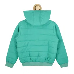 Allen Solly Junior Green Regular Fit Full Sleeves Jacket image 2