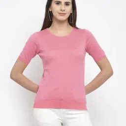 Global Republic Pink Slim Fit Top-image-68