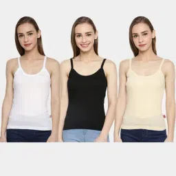 Dollar Missy Multicolor Cotton Camisole - Pack of 3-picture-36