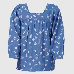 KIDS ONLY Blue Printed Top-image-49