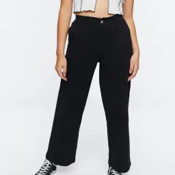 Forever 21 Black Regular Fit Pants-picture-14