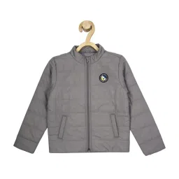 Allen Solly Junior Grey Regular Fit Full Sleeves Jacket image 1