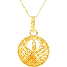 Malabar Gold and Diamonds 22k Gold Pendant without Chain for Women image 1