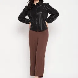 MADAME Black Regular Fit Shirt image 5