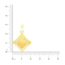 Malabar Gold and Diamonds 22k Gold Pendant without Chain for Women image 3