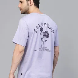 Rigo Printed Oversized Drop Shoulder Sleeves Pure Cotton Sports T-shirt-picture-26