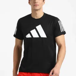 Adidas Black Regular Fit Printed Sports T-Shirt-picture-27
