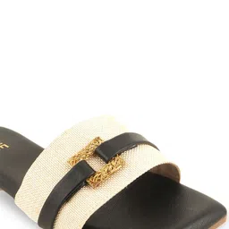 Lavie Women Woven Design Open Toe Flats image 3