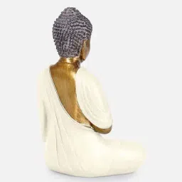 Pure Home and Living Gold, White Polyester Showpieces & Figurines image 5