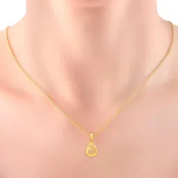 Malabar Gold and Diamonds 22k Gold Pendant without Chain for Women image 2