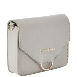 Giordano Grey Solid Sling Handbag image 2