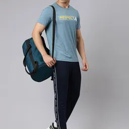 Xtep Men Solid Printed Mid Rise Regular Fit Track Pants image 5