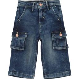 Allen Solly Junior Navy Solid Shorts-picture-4
