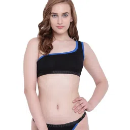 La Intimo Black Beach Pop Bra & Bikini Panty image 1