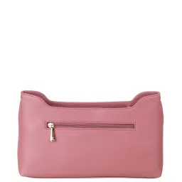 Mochi Pink Solid Medium Sling Handbag image 3