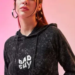 Bewakoof Black Regular Fit Printed Dress image 5