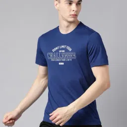 ALCIS Navy Printed Anti-Static Drytech+ Slim Fit Training T-Shirt-picture-27