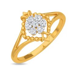Kisna Diamond & Gold Jewellery Osiana 14k (585) Diamond & Gold Ring For Women-picture-9