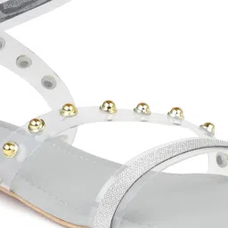 Inc.5 Women's Grey Ankle Strap Sandals image 4