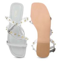 Inc.5 Women's Grey Ankle Strap Sandals image 3