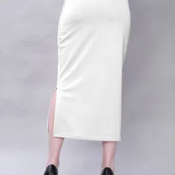 Satrani White Elasticated Saree Shapewear image 2