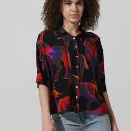 Only Multicolor Viscose Printed Shirt-picture-27