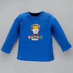 KAVEE Kids Typography Printed Pure Cotton Applique T-shirt-picture-47