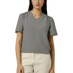 Van Heusen Black Chevron Top-image-68