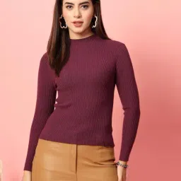 Mafadeny Purple Regular Fit Pullover-picture-44