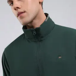 rock.it Monte Carlo Green Regular Fit Embroidered Jacket image 4