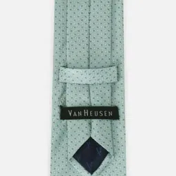 Van Heusen Green Embroidered Tie image 3