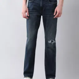 U.S. Polo Assn. Denim Co. Blue Cotton Slim Fit Distressed Jeans-picture-23