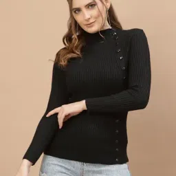Mafadeny Black Regular Fit Pullover-picture-19