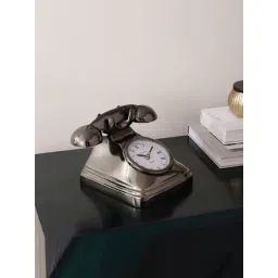 De Maison Decor Black Aluminium Abstract DialTime Table Clock-picture-31