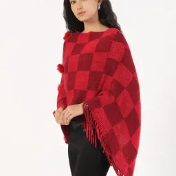 SHOWOFFFF Red Acrylic Self Poncho image 3
