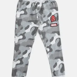 Pantaloons Junior Light Grey Camouflage Trackpants-picture-23