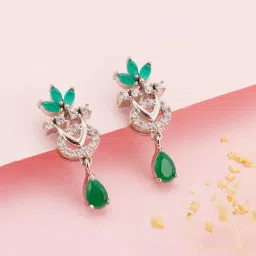 GIVA 92.5 Sterling Silver Kalash Drop Earrings for Women-picture-48