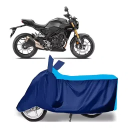 Auto Pearl Two Wheeler Cover for Honda CB300R - Cyan, Blue-picture-13