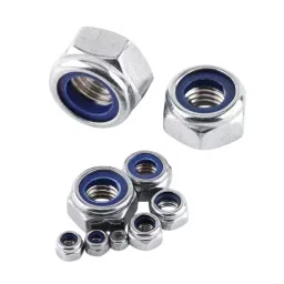 GENERIC 8 mm Hex Lock Nuts Stainless Steel Nylon Collar (Pack of 25 Pcs) image 2