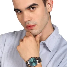 French Connection Men Dial & Leather Straps Analogue Watch FCN00057F image 5