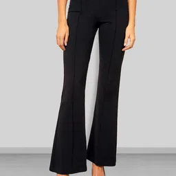 Dream Beauty Fashion Women Flared Easy Wash Pleated Trousers-image-82