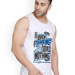 SLOWLORIS Men Pack Of 2 Printed Bio-Wash Gym Innerwear Vests image 4