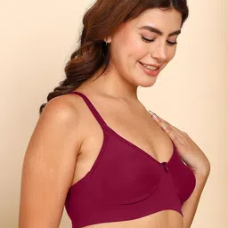 DressBerry Pack Of 2 Breathable Cotton Full Coverage Non-Padded Bra image 2