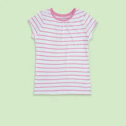 Pantaloons Junior Multicolor Cotton Striped T-Shirt-image-0