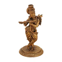 Trovea's Navashree Krishna Brass Idol image 3