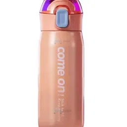 FunBlast BPA Free Stainless Steel Thermos Insulated Water Bottle Pink- 650ml-image-50